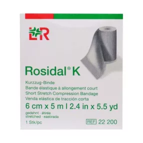 ROSIDAL 5 M X 6 CM KOMPRESSZIÓS PÓLYA 70% MEGNYÚLÁSÚ