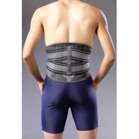 GM-B9 ÁGYÉK-KERESZT. ORTÉZIS szürke S-es