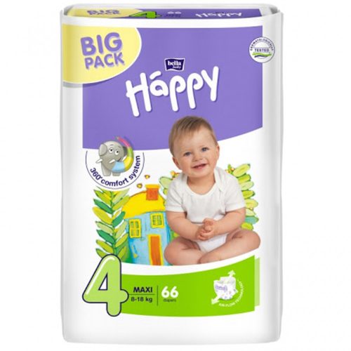 BELLA BABY HAPPY MAXI 8-18 KG 66db/csomag