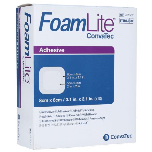 FOAM LITE CONVATEC ÖNTAPADÓ HABKÖTSZER 8 X 8 CM