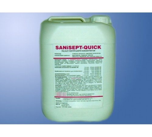 Sanisept-Quick 5 liter felület fertőtlenítő