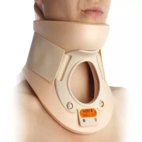   Nyakrögzítő állítható magasságú, merev ORTEL C4 RIGID stoma nyílással 1-es