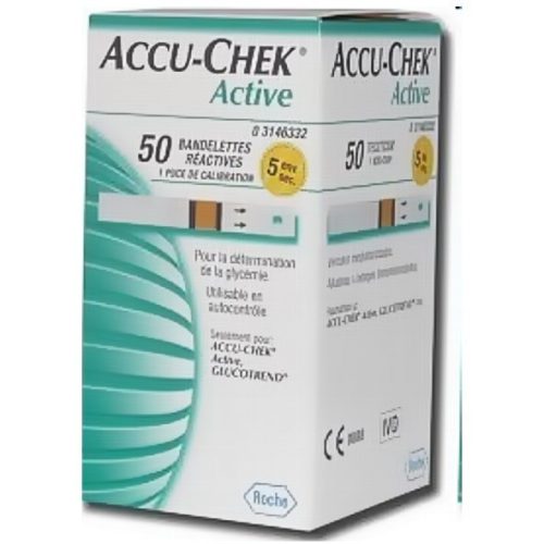 Tesztcsík Accu-Chek Active Glucose 50 db/doboz