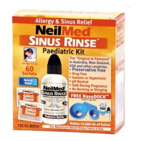   Orr és arcüreg öblítő gyerekeknek NeilMed 120ml/60 tasak