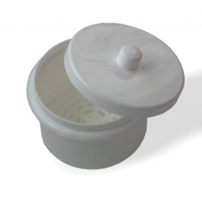 Műfogsor tartó és öblítő doboz