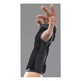 Csuklórögzítő csuklkószorító fém sinnel 2437 1-es