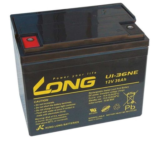 Akkumulátor elektromos kerekesszékhez Long 12V/36Ah