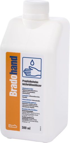 Bradohand propilalkoholos kézfertőtlenítő 500ml