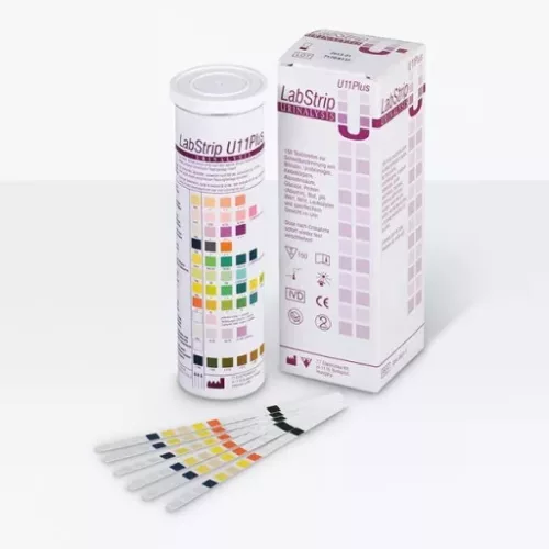Vizelet tesztcsík Labstrip U11 Plus 150 db