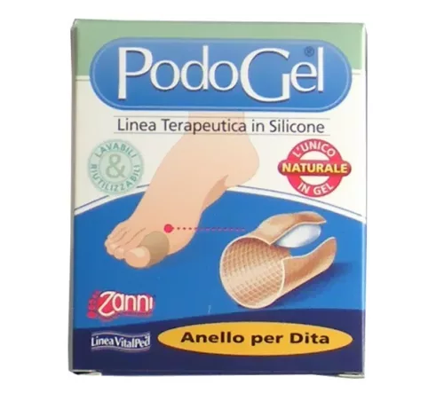 Lábujjvédőgyűrű párna szilikon félkörös PodoGel S/35-37