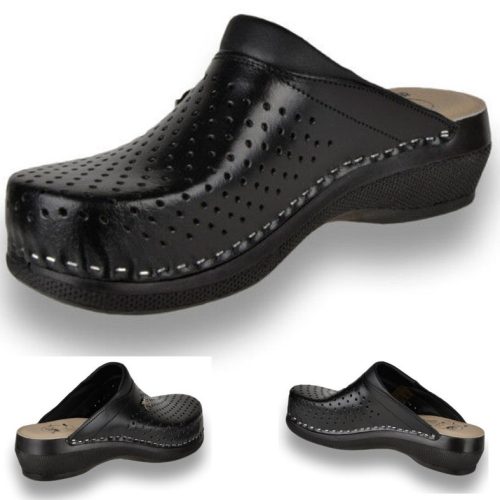 Fekete női klumpa COMFORT PU100 38