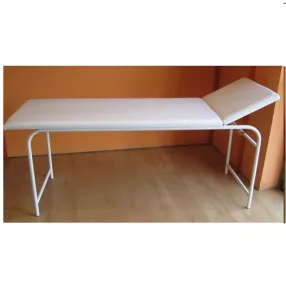   Orvosi / belgyógyászati vizsgálóágy fix magasságú fehér