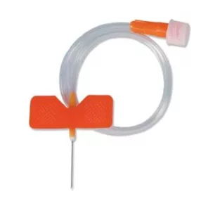 Szárnyastű steril 25G narancs