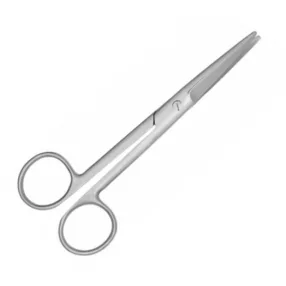 Sebészeti olló tompa/tompa/egyenes végű, 16 cm hosszú