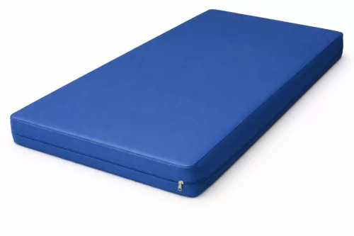 Matracvédő vízhatlan huzat cipzáros tűzálló - BLUE 90x200x14cm