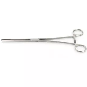 Bozeman tamponfogó csipesz egyenes 24 cm