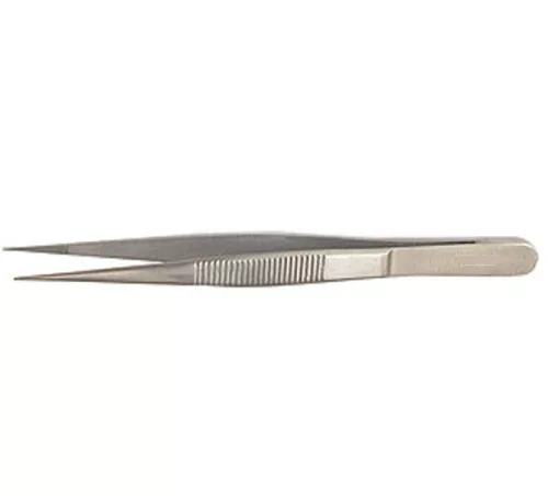 Rozsdamentes acél szálkacsipesz, 12 cm