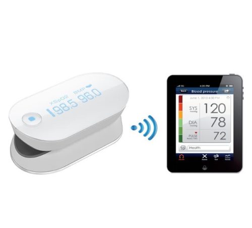 Bluetooth pulzoximéter mobil alkalmazással