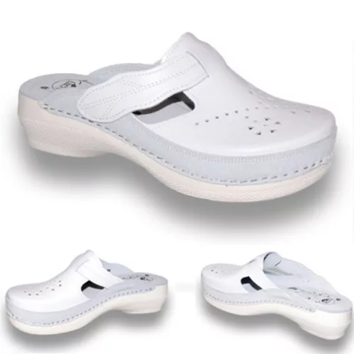COMFORT női klumpa fehér PU156 36