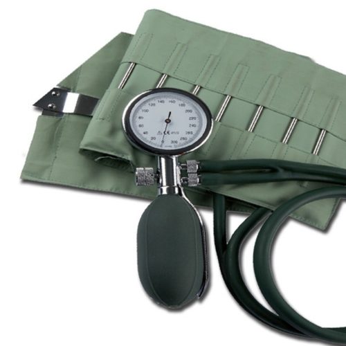 Vérnyomásmérő órás kétcsöves, kapcsos mandzsettával