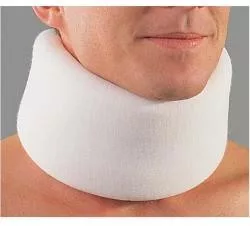 Félmerev anatómiai nyakrögzítő SCHANZ gallér 9 cm magas/fehér 3-as