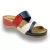 Papucs női COMFORT 909 piros / fehér / kék 36