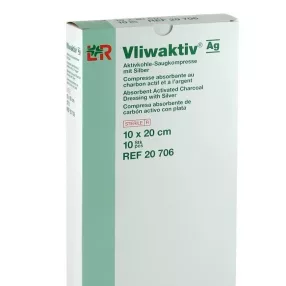   Vliwaktív AG 10x20 cm 10db/cs aktív szén tartalmú szívópárna