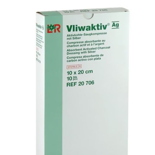 Vliwaktív AG 10x20 cm 10db/cs aktív szén tartalmú szívópárna