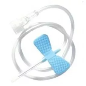 Szárnyastű CHIRANA steril 23 G kék