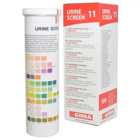   URIN 11 vizeletvizsgáló gyorsteszt tesztcsík, 11 paraméteres