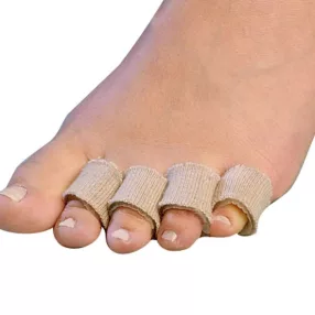   Textíl lábbujjvédő szilikon külső csíkkal - 39 cm hosszú S