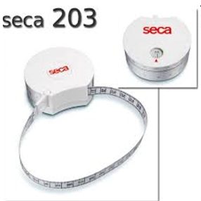   Mérõszalag kerület SECA 203 csípõ/derék arány értékkel