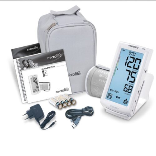 MICROLIFE BP A7 Touch AFIB +adapter érintőképernyős vérnyomásmérő