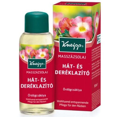 KNEIPP MASSZÁZS OLAJ HÁT DERÉKLAZÍTÓ 100 ml