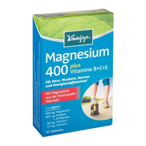 KNEIPP MAGNEZIUM 400+B+C+E VITAMIN+FOLSAV 30X