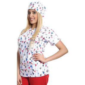 IBA LÉGGÖMB mintás tunika