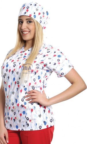 IBA LÉGGÖMB mintás tunika L