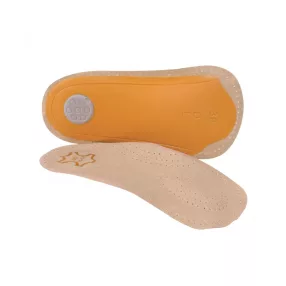   "Leather and Comfort" háromnegyedes bőrtalpbetét harántemeléssel 45/46