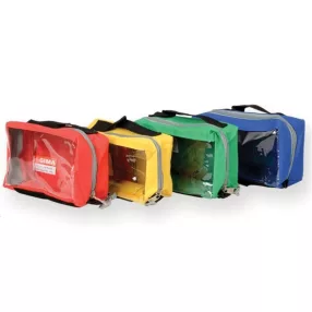 Táska négyzetes - ablakos - zöld 20x11x8 cm