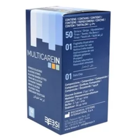 Tesztcsík MULTICARE IN vércukor 50x