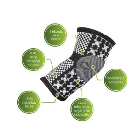   VivaFit mágneses könyökszorító turmalinnal Méret:L méret