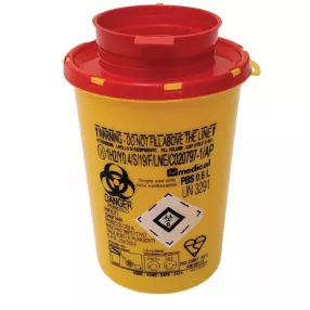 PBS tűledobó tartály, 0,6 liter