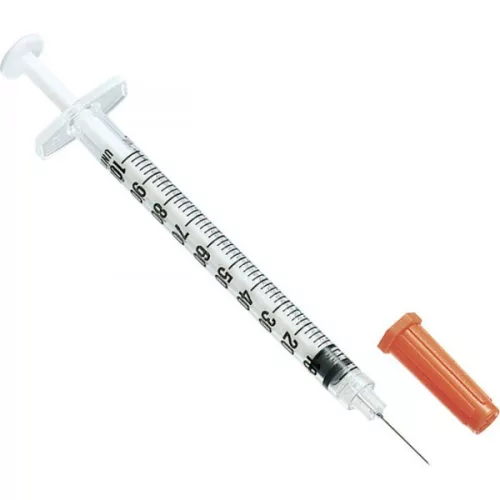 Inzulinos fecskendő 1 ml műanyag + tű inzulinos CHIRANA 30G