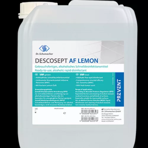 Fertőtlenítő DESCOSEPT AF LEMON 5 L-es (aldehidmentes)