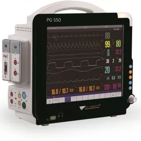   Betegőrző monitor PG S50 standard (ECG,HR, RR, Temp, SpO2, PR, NIBP) csecsemő-gyerek