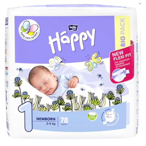 Bella Baby Happy NEWBORN 2-5 KG 78db/csomag