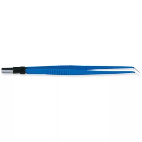 Bipoláris csipesz koagulátorhoz, 20 cm, hajlított hegyű