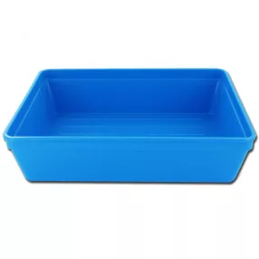 Műanyag műszer tároló, áztató tálca - 300X250X52 mm