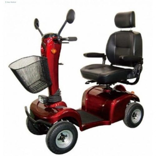 SM4105 mozgássérül scooter - moped / piros ezüst