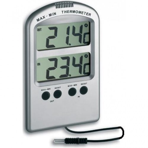 Minimum-maximum külső-belső hőmérő